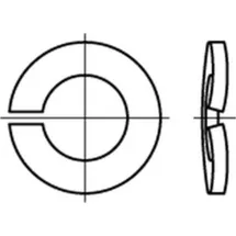 Reyher Federring DIN 128 A 5 1.4310 100 Stück