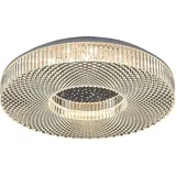 Rabalux - Dimmbare LED-Deckenleuchte LED/36W/230V + FB 3000-6000K - Chrom transparent LED 36W H:8.3cm Ø40cm dimmbar mit Fernbedienung