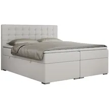 MKS Boxspringbett 160 x 200 cm H4 Weiß