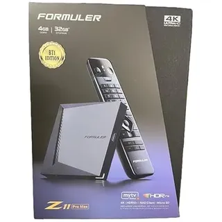 Formuler Z11 Pro Max 4K Android 11 OTT Streamer Multimedia 4GB RAM 32GB Flash WiFi 6th schwarz