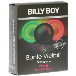 Billy Boy «Bunte Vielfalt» 5 bunt gemischte Kondome (5 Kondome) 5 St