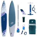 Gladiator ORIGIN 12'6 Light Touring SUP Board 2026 aufblasbar Komplettset - Grau