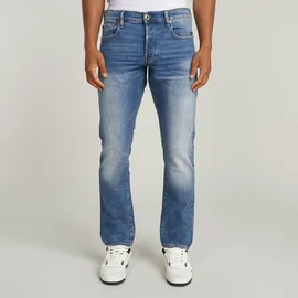 G-Star 3301 Regular Tapered Jeans Worn In Azure 29 30