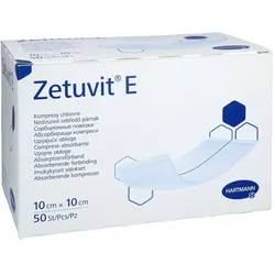 Zetuvit E Saugkompressen unsteril 10x10 cm