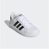 adidas Kinder Grand Court Sneakers, Ftwr White/Core Black/Core Black, 36
