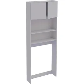 VCM Waschmaschinenschrank 70 x 182 x 21 cm Weiß
