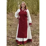 Battle Merchant Ritter-Kostüm Wikinger Überkleid Tinna, weinrot rot L/XL | L, XL