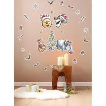 KOMAR Winnie the Pooh Christmas Wandtattoo 50 x 70 cm