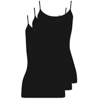 Pompadour Spaghettitop 3 St. Schwarz 40