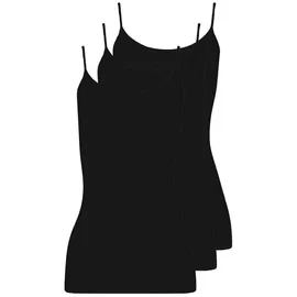 Pompadour Spaghettitop 3 St. Schwarz 40