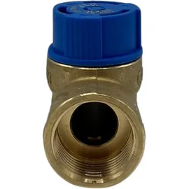 Evenes Membran Sicherheitsventil Trinkwasser Überdruckventil 6-10 bar Anschluss 1/2" - 6 bar