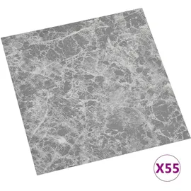 vidaXL Bodenplanken 55 pcs Betongrau 5.11 m2)