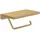 Villeroy & Boch V&B Toilettenpapierhalter Elements Striking 200x110x79mm, mit Ablage, brushed gold