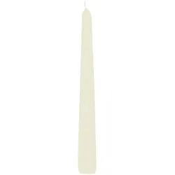 Wiedemann Kerzen Spitzkerzen Elfenbein 250 x Ø 25 mm, 50 Stück