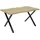 HELA Tische Gerda III 140 x 76 x 90 cm braun