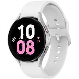 Samsung Galaxy Watch5 Silver 44 mm BT Sport Band White