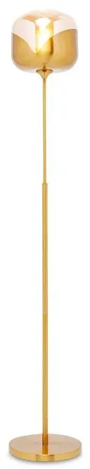 KARE DESIGN Stehlampe Goblet Ball Alu, Eisen, Stahl & Metall Gold Messing