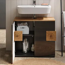 Vicco Waschtischunterschrank Eden 73 x 64 x 37 cm Grau