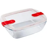 Pyrex 216PH00 Cook&Heat Cook & Heat rechteckig glas Frischhaltedose mit Deckel