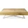 WFL GROUP Cavetta U Braun Eiche 120-200 x 80 x 27-76 cm
