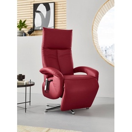 sit&more TV-Sessel »Tycoon«, wahlweise manuell, mit zwei Motoren oder mit zwei Motoren und Akku rot