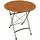 DEGAMO Klapptisch Ø 75 x 75 cm Schwarz/Braun
