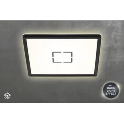 BRILONER LEUCHTEN LED Deckenleuchte "FREE", schwarz-weiß (schwarz, weiß), Lampen