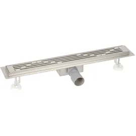 Steelboxx Edelstahl Duschrinne Wasser Dusch Ablauf Bodenablauf (607721: Maße 800x70mm)