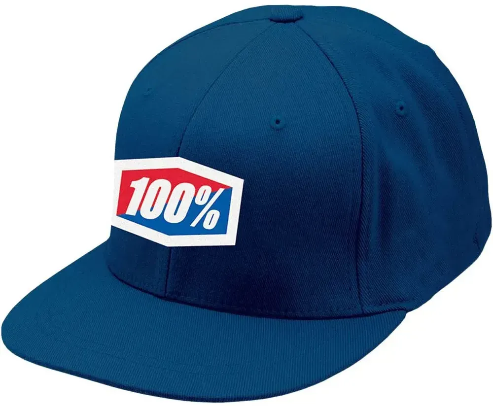 100percent Official J Fit Kappe - Blue - S-M