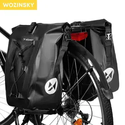 2x Gepäckträgertasche für Fahrrad Wozinsky 25 LITER