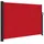 vidaXL Seitenmarkise 140 x 600 cm Rot Polyester