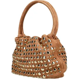 Jeffrey Campbell Henkeltasche Veloursleder Tan