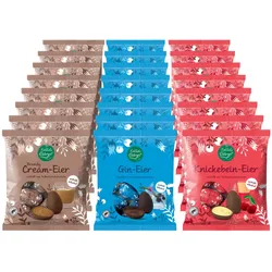 Fröhliche Osterzeit Alkoholeier 150 g, verschiedene Sorten, 24er Pack