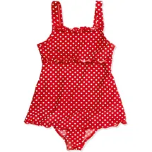 Playshoes Badeanzug Punkte Rot/Weiß 110/116