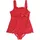 Playshoes Badeanzug Punkte Rot/Weiß 110/116