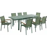 vente-unique Nauru Set 9-tlg. Grün
