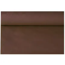 Papstar Papiertischtuch mit Damastprägung 6 m x 1,2 m 12 St. Braun