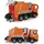 Lena LENA® Giga Trucks, Müllwagen Arocs mit Aufklebern, L/B/H 71x29x37 cm