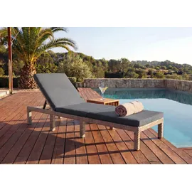 MCW MCW-A51 Sonnenliege 198 x 60 x 71 cm Grau