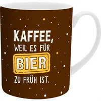 SHEEPWORLD XL-Tasse für Männer mit Spruch 'Kaffee, weil es