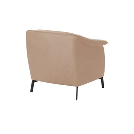 Max Schelling Sessel Lamia Leder 80 x 77 x 83 cm Beige