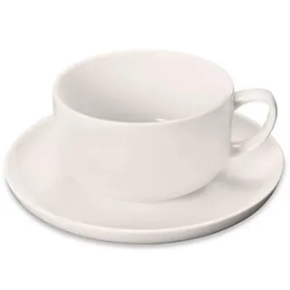 Tchibo Trinkbecher Tasse Barista Cappuccinotasse, Edelstahl, Rund, Trinkbecher, 1 Stück, Zuhause, Heißgetränke
