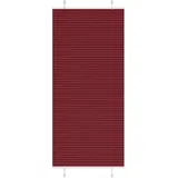 vidaXL Plissee Bordeauxrot 90 x 200 cm / Fenstergröße (Velux) rot