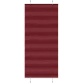 vidaXL Plissee Bordeauxrot 90 x 200 cm / Fenstergröße (Velux) rot