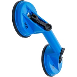 BGS 7991 Doppel Gummisauger ABS Tragfähigkeit 60kg Ø 120mm