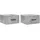 vidaXL Nachtschrank 2 Stk. 35 x 35 x 20 cm Grau