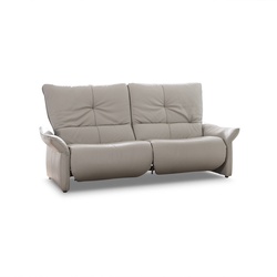 himolla Sofa Mühldorf Leder Silber 2,5-Sitzer