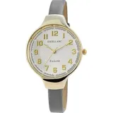 Excellanc Kunstleder Analog 36 mm Quartz