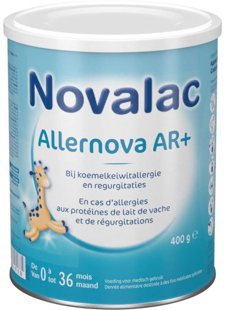 Novalac Allernova AR+ 0 à 36 mois 400 g Poudre