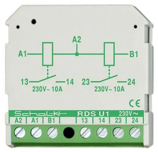 Schalk Doppelrelais RDSU19 230V AC 2Schliesser UP